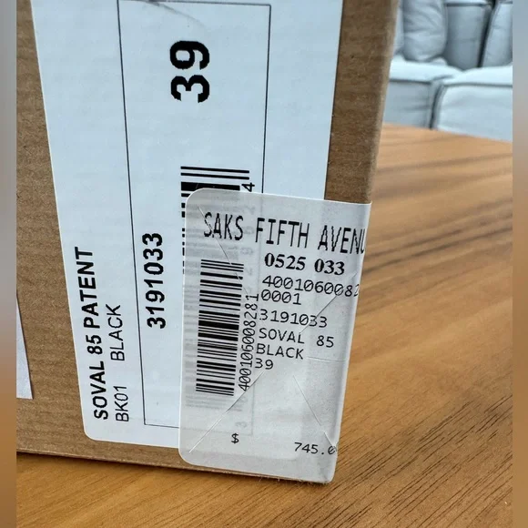 Christian Louboutin SOVAL 85 PATENT BK01 Black - Picture 12 of 12